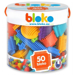 Bloko Steckspiel 50 Stück in Soft-Tonne
