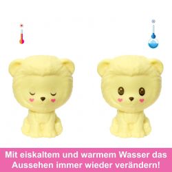 Barbie Cutie Reveal Kuschelweich Serie, Chelsea-Puppe Und Zubehörteile, Plüschlöwe, Brünette Kleine Puppe