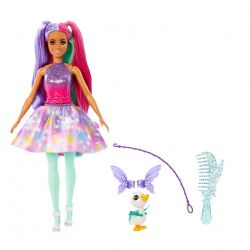 Barbie-Puppe mit märchenhaftem Outfit und Tierfreund, The Glyph, Barbie A Touch of Magic