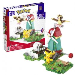 thumb-alternative:Pokémon Mega Construx Windmühlen-Bauset mit Figuren, Box und 240 Teilen, geeignet ab 7 Jahren.