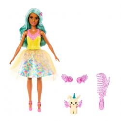 Barbie-Puppe mit märchenhaftem Outfit und Tierfreund, Teresa aus Barbie A Touch of Magic“