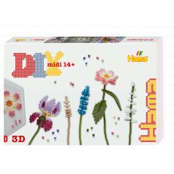 Bügelperlen midi Art Blumenstr