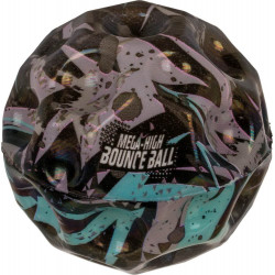 Mega High Springball, ca. 7 cm, aus Kunststoff, 3 farbig sortiert