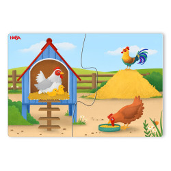 thumb-alternative:HABA 10 Puzzles – Auf dem Bauernhof