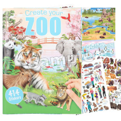 Create your ZOO, Malbuch mit Stickern