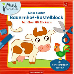 Mein bunter Bauernhof Bastelblock   Mini Künstler