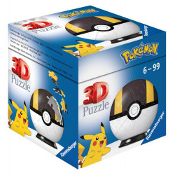 Ravensburger 3D Puzzle 11266   Puzzle Ball Pokémon Pokéballs   Hyperball   [EN] Ultra Ball   54 Teil