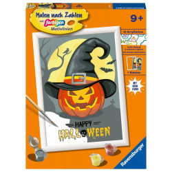 Ravensburger Malen nach Zahlen 23601   Happy Halloween   Kinder ab 9 Jahren