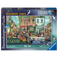 Puzzle Riverside Town 1000 Teile