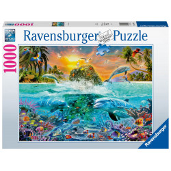 Puzzle Die Unterwasserinsel 1000 Teile