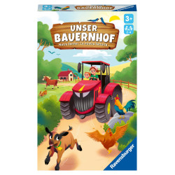 Ravensburger 22408   Unser Bauernhof, Brettspiel für Kinder ab 3 Jahren, Würfel  und Sammelspiel für