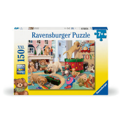 Ravensburger Kinderpuzzle   12000865 Verspielte Welpen   150 Teile XXL Puzzle für Kinder ab 7 Jahren