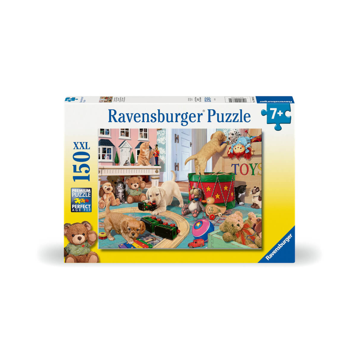 Ravensburger Kinderpuzzle   12000865 Verspielte Welpen   150 Teile XXL Puzzle für Kinder ab 7 Jahren