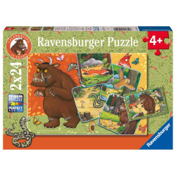 Ravensburger Kinderpuzzle 12001050   Grüffelo im Wald    2x24 Teile Grüffelo Puzzle für Kinder ab 4