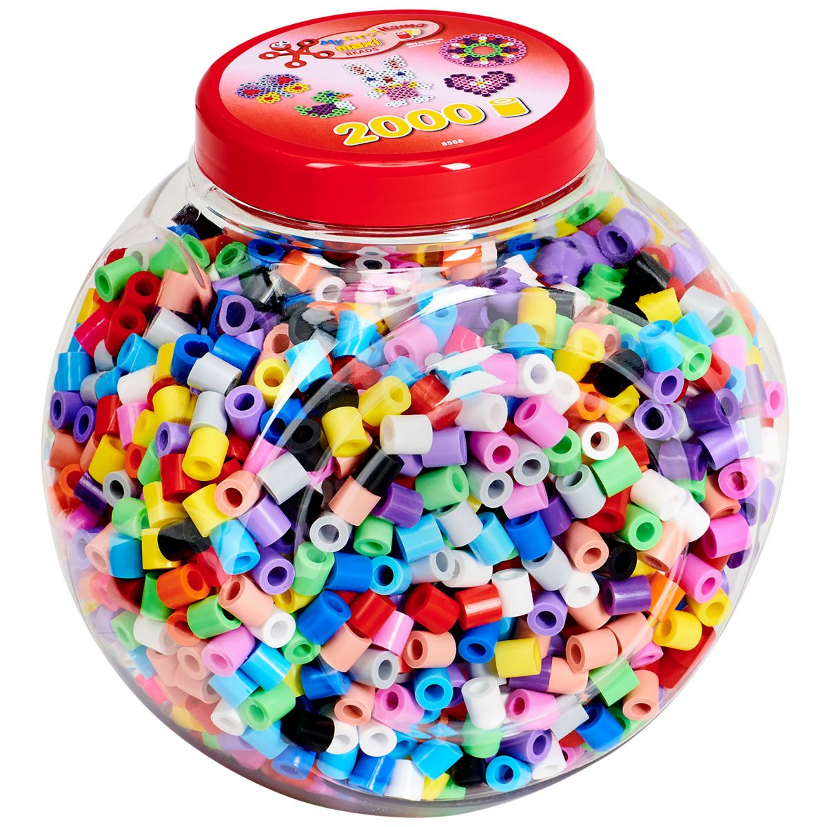 Dose mit ca. 2000 Maxi Perlen