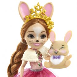Mattel Enchantimals Royals Brystal Bunny Familie