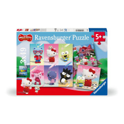 Ravensburger Kinderpuzzle 12001035   Hello Kitty    3x49 Teile Hello Kitty Puzzle für Kinder ab 5 Ja