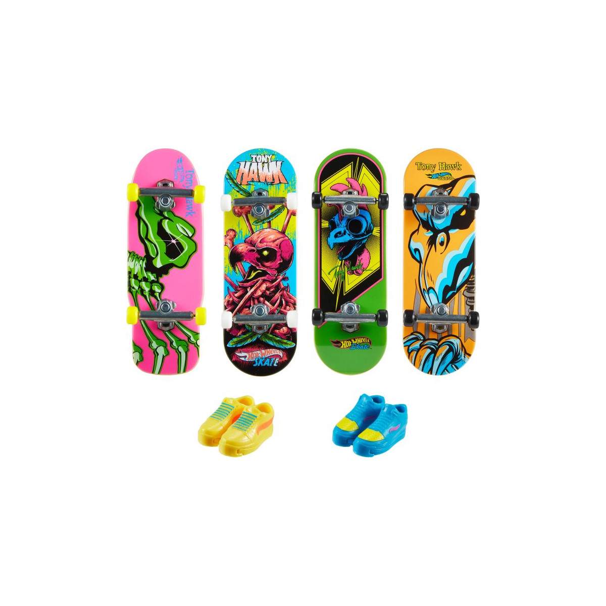 HW Skate Neon Bones TH Fingerboard + Sch