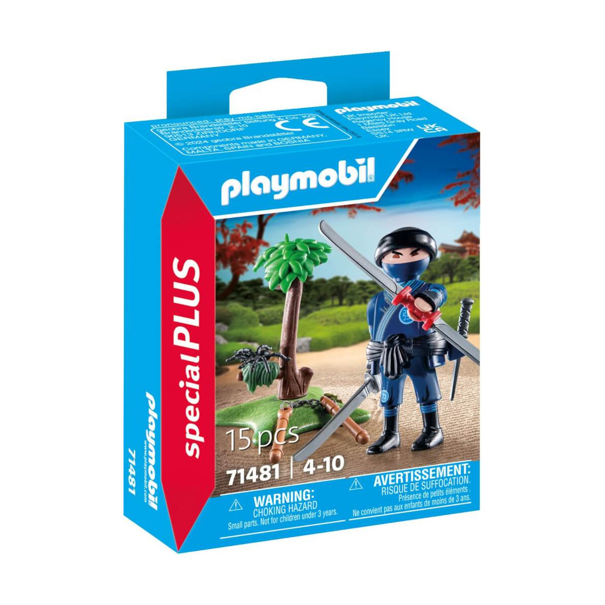 PLAYMOBIL 71481 Ninja mit Ausrüstung