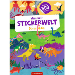 Wimmel Stickerwelt: Dinos & Co.
