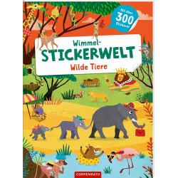 Wimmel Stickerwelt: Wilde Tiere