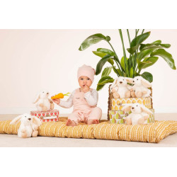 thumb-alternative:Teddy Hermann Häschen Poppi Herzekind, weiß, 15 cm