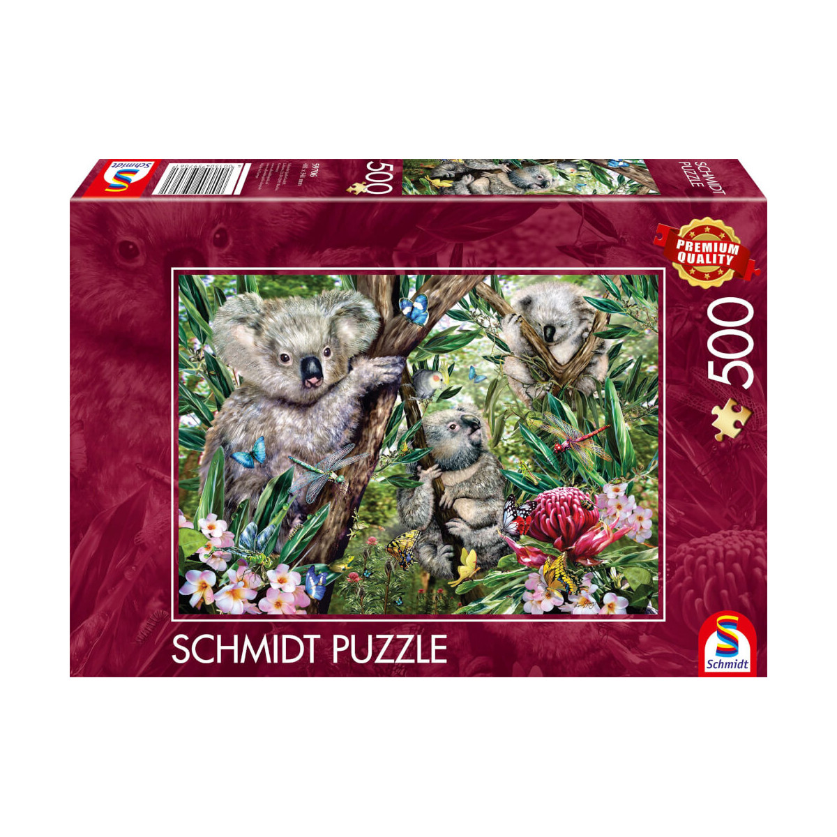 Puzzle Süße Koala Familie 500Teile
