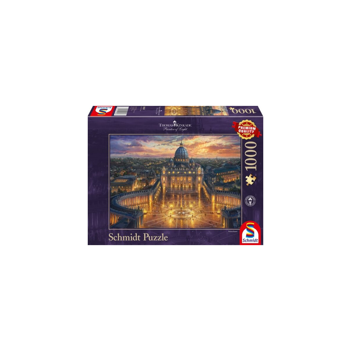 Schmidt Spiele Puzzle Thomas Kinkade Vatikan  1.000 Teile