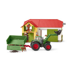 schleich® Farm World 42379 Traktor mit Anhänger