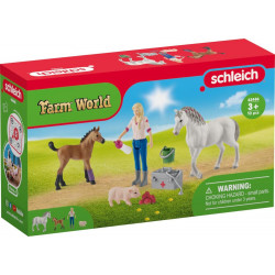 schleich® Farm World 42486 Arztbesuch bei Stute und Fohlen