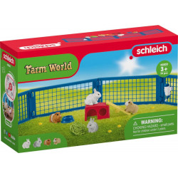 schleich® Farm World 42500 Zuhause für Kaninchen und Meerschweinchen