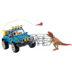 schleich® Dinosaurs 41464 Geländewagen mit Dino Außenposten