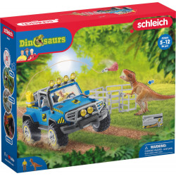 schleich® Dinosaurs 41464 Geländewagen mit Dino Außenposten