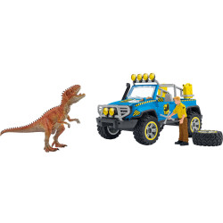 schleich® Dinosaurs 41464 Geländewagen mit Dino Außenposten