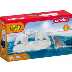 schleich® Wild Life 42531 Eisbären Rutschpartie