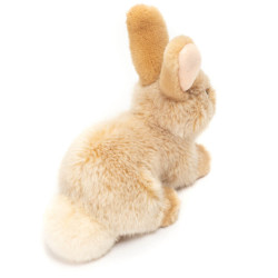 Teddy Hermann Hase sitzend, beige, ca. 18 cm