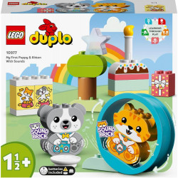 LEGO® DUPLO 10977 Mein erstes Hündchen & Kätzchen – mit Ton