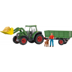 schleich® FARM WORLD 42608 Traktor mit Anhänger