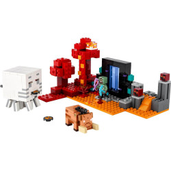 LEGO® Minecraft 21255 Hinterhalt am Netherportal