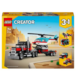 LEGO® Creator 31146 Tieflader mit Hubschrauber