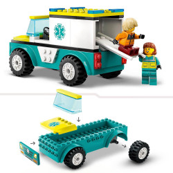 LEGO® City 60403 Rettungswagen und Snowboarder