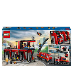 thumb-alternative:LEGO® City 60414 Feuerwehrstation mit Drehleiterfahrzeug