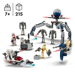 LEGO® Star Wars 75372 Clone Trooper™ & Battle Droid™ Battle Pack