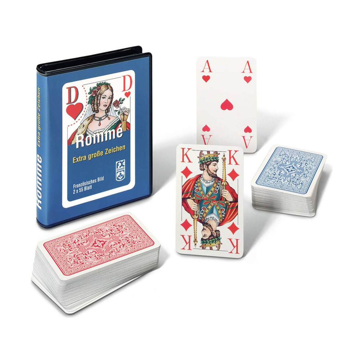 Ravenburger 27074 Rommé, Bridge, Canasta FXS Traditionelle Spielkarten