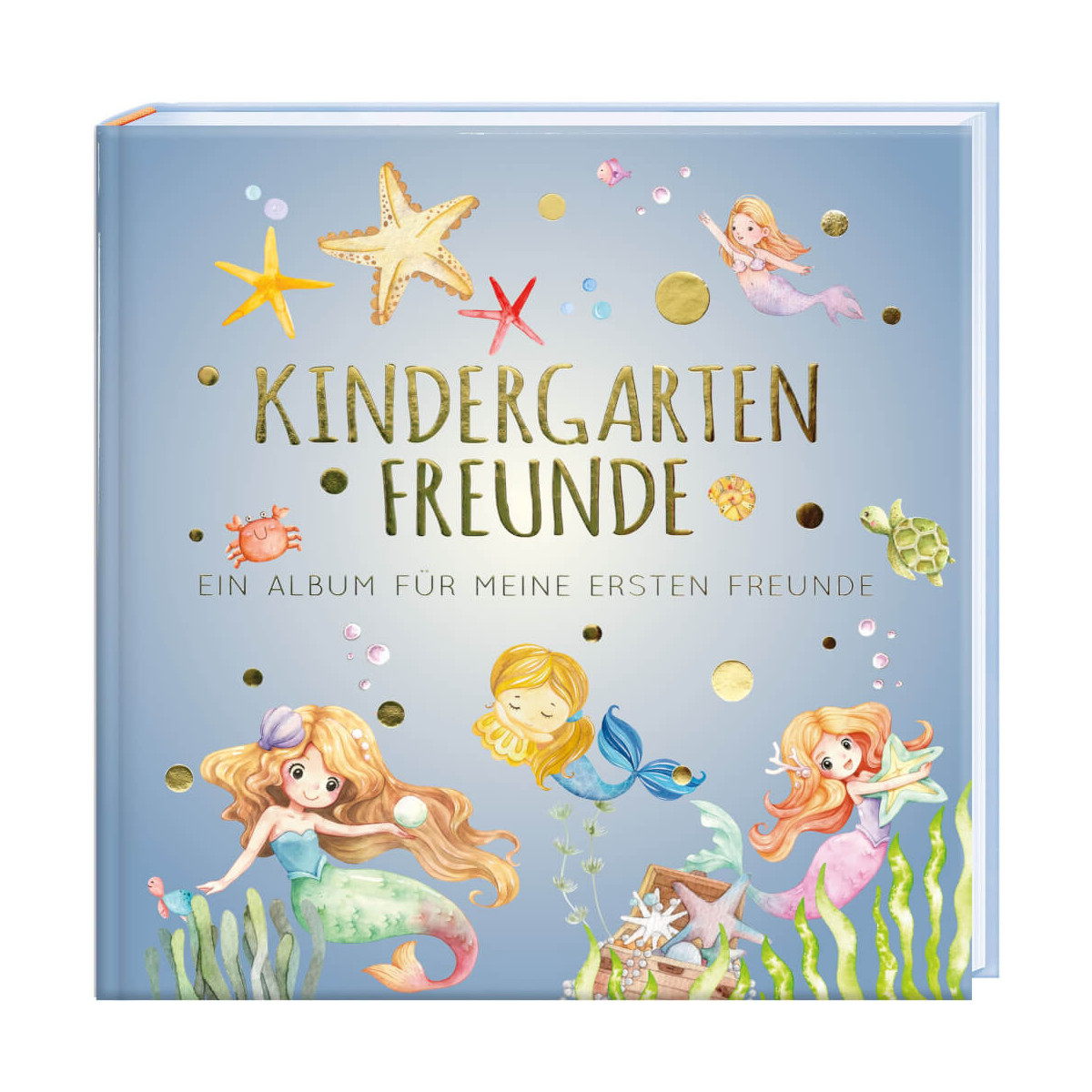 Kindergartenfreunde – MEERJUNGFRAU: ein Album für meine ersten Freunde (Freundebuch Kindergarten 3 J