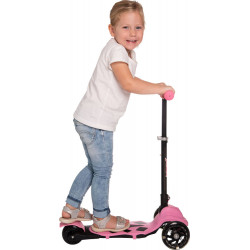 New Sports 3 Wheel Scooter Rosa, 120 mm, ABEC 7