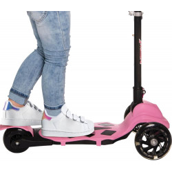 New Sports 3 Wheel Scooter Rosa, 120 mm, ABEC 7