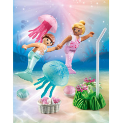 PLAYMOBIL 71504 Meerjungfrauen Kinder mit Quallen