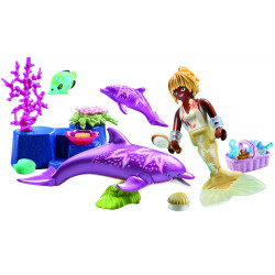 PLAYMOBIL 71501 Meerjungfrau mit Delfinen