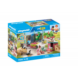 thumb-alternative:PLAYMOBIL 71510 Kleine Hühnerfarm im Tiny House Garten